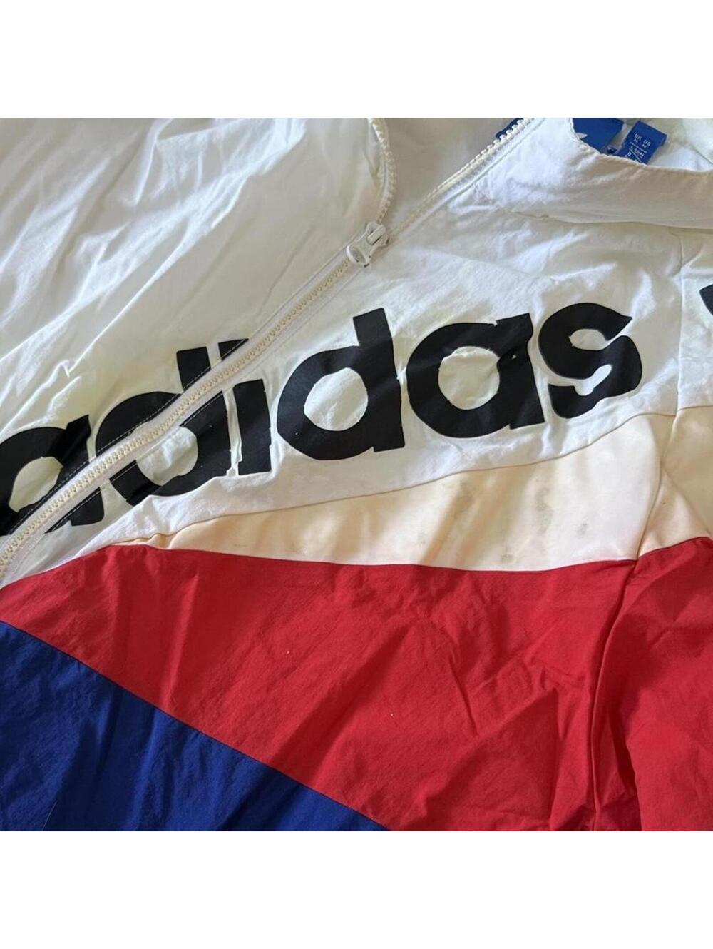 ๐ Adidas Trefoil 80s-90s Windbreaker โ Size M - Picture 4 of 7